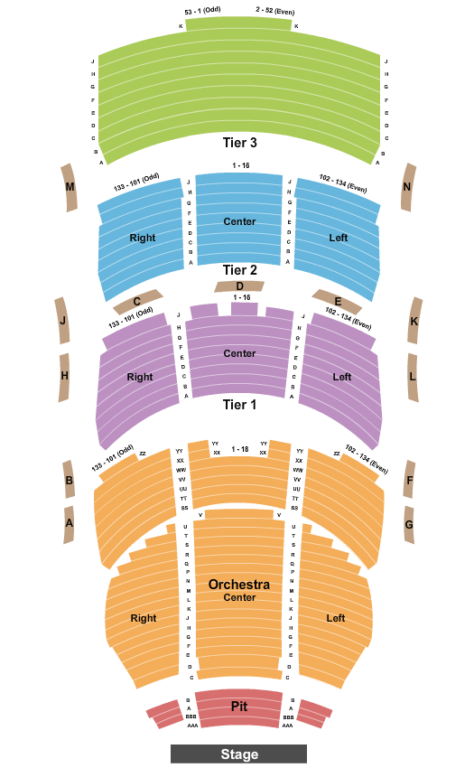 George S. and Dolores Dore Eccles Theater Hamilton Seating Chart